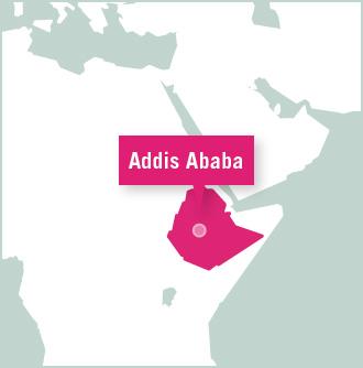 Projects Abroad Volunteer Placement in Addis Ababa, Ethiopia Map of volunteer project destination in Ethiopia, Africa