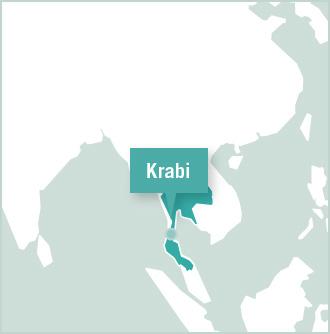 Projects Abroad Volunteer Placement in Thailand Map of volunteer placement in Krabi, Thailand